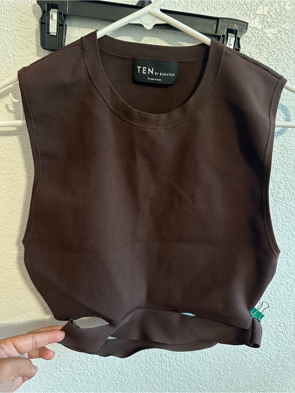 Aritzia TEN by Babaton Brown Sleeveless Tank Top